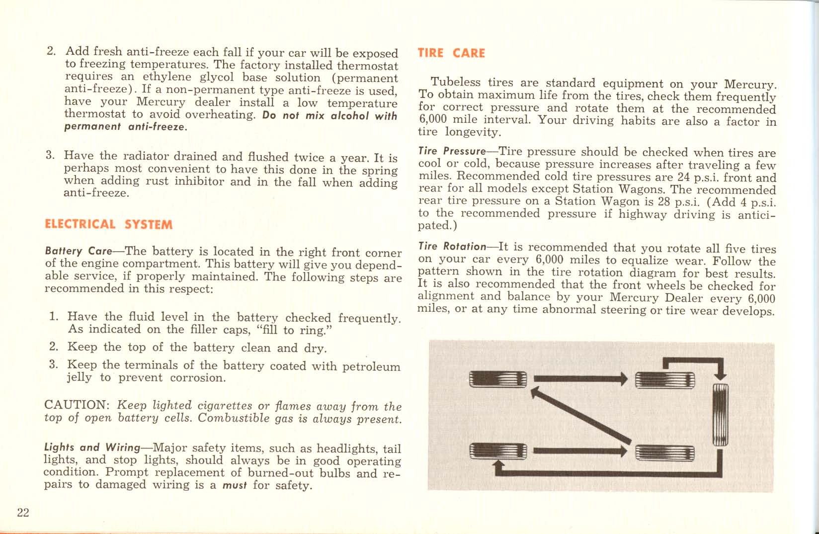 1961 Mercury Owners Manual Page 9